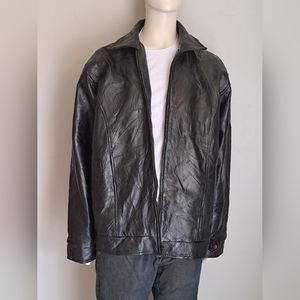 Navarre Leather Jacket USA & EAGLE 3XL